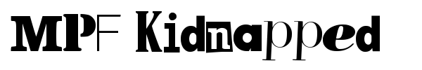 MPF Kidnapped font preview